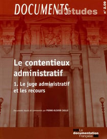 Le contentieux administratif Tome 1, n° 2.09