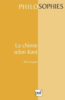 La chimie selon Kant