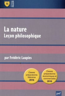 La nature, leçon philosophique - question de culture générale classes préparatoires hec