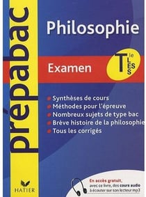 Prepabac examens - philosophie - terminale l, es, s