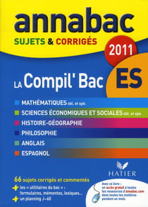Annabac sujets & corrigés - compilation bac es (édition 2010)