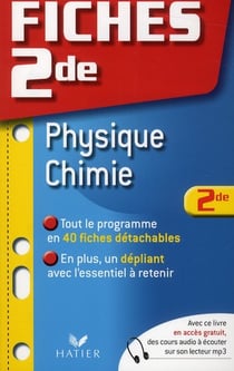 Fiches bac Tome 23 : physique-chimie - 2nde