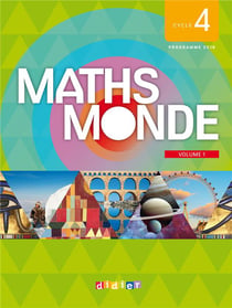 Maths monde : cycle 4 t.1 - livre