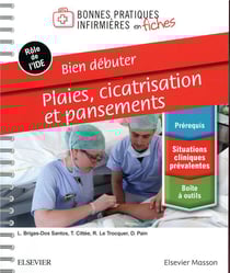 Bien débuter - plaies, cicatrices et pansements - bonnes pratiques infirmières en fiches
