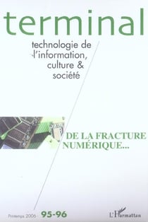 Revue terminal Tome 95/96 : de la fracture numérique...
