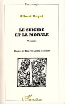 Le suicide et la morale t.1