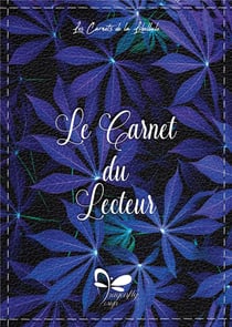 Le carnet du lecteur - feuilles violettes