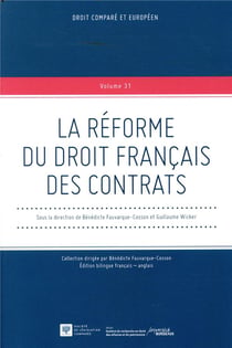La réforme du droit français des contrats
