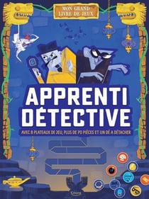Apprenti détective - avec 8 plateaux de jeu, plus de 70 pions et un dé à détacher