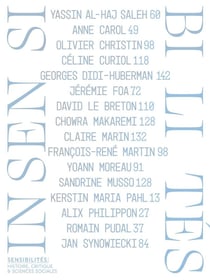 Sensibilités n.11 : insensibilités