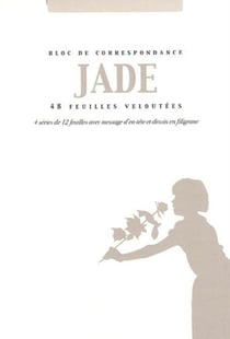 Bloc de correspondance Jade : inspiré du livre « Jade et les sacrés mystères de la vie »
