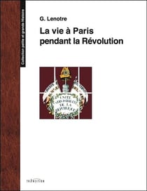 La vie à paris pendant la révolution