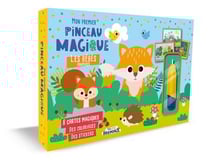 Mon p'tit hemma - mon premier pinceau magique - les bebes animaux - 8 cartes magiques - des coloriag