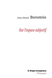 Sur l'espace subjectif