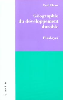 Geographie du developpement durable - plaidoyer