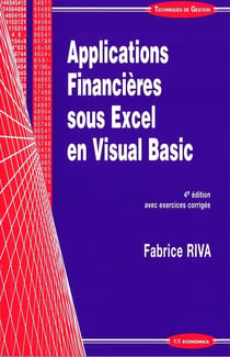 APPLICATIONS FINANCIERES SOUS EXCEL 3 ED