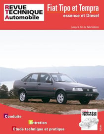 Fiat tipo et tempra jusqu'a 1995 - moteurs essence 1.1 a 2.0, moteurs diesel et turbo diesel