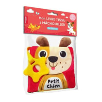 Mon livre tissu à mâchouiller : petit chien