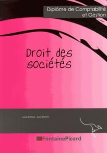 Droit des sociétés - diplôme de comptabilité et gestion