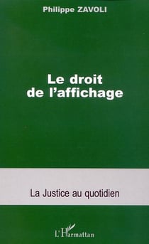 Le droit de l'affichage