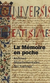 La mémoire en poche - archives départamentales des yvelines