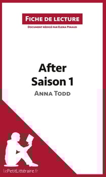 Fiche de lecture : after d'Anna Todd - Saison 1 - résumé complet et analyse détaillée de l'oeuvre