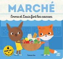 Emma et louis font les courses