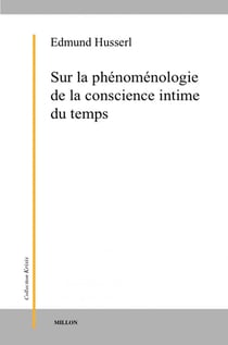 Sur la phenomenologie de la conscience intime du temps