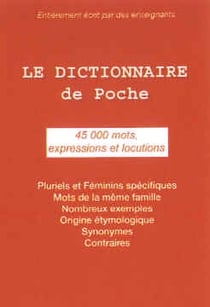 Le dictionnaire français de poche (45000 mots)