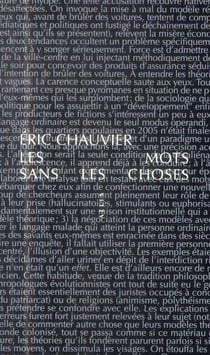 LES MOTS SANS LES CHOSES