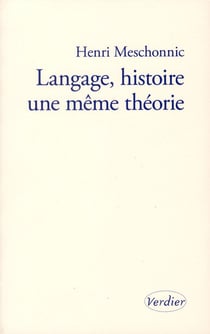 Langage, histoire, une même théorie