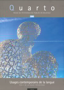 Revue Quarto n.134 : Usages contemporains de la langue