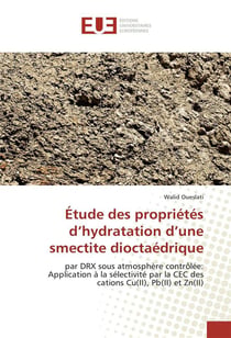Etude des proprietes d'hydratation d'une smectite dioctaedrique