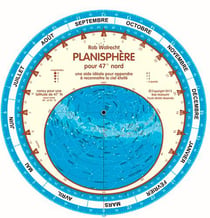 Planisphere pour 47° nord