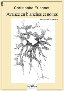 Avance en blanches et noires pour hautbois et cor