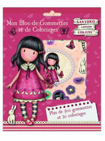 Gorjuss - mon bloc de gommettes et de coloriages