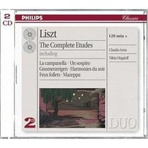 The complete etudes including la campanella-Un sospiro-Gnomenreigen-Harmonies du soir-Feux follets-M