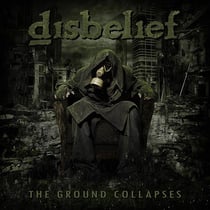 The ground collapses