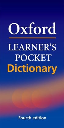 Oxford learner's pocket dictionary 4th edition