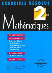 Exercices resolus maths 2e 2000