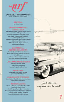 La nouvelle revue francaise n.653