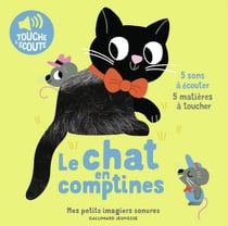 Le chat en comptines : 5 sons à écouter, 5 matières à toucher