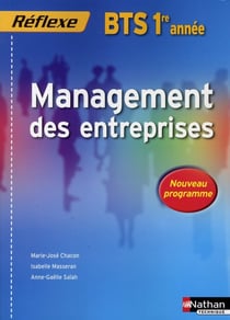Management des entreprises - BTS 1ère année - pochette réflexe élève (édition 2008)