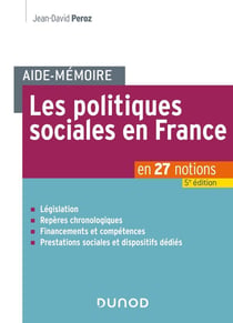 Aide-mémoire : les politiques sociales en France (5e édition)