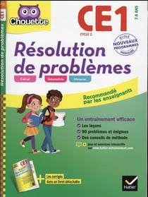Chouette entraînement : résolution de problèmes - CE1 (édition 2016)