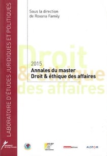 Annales 2015 master droit et éthique des affaires