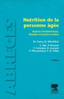 Nutrition de la personne âgée (4e édition)