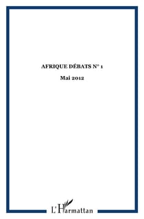 Afrique debats n  1 - mai 2012