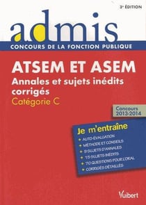 Atsem et Asem - annales et sujets inédits corrigésd'annales corrigés - catégorie C