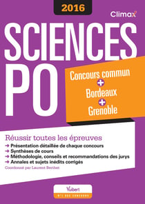 Concours Sciences Po 2016 - concours commun + Bordeaux + Grenoble